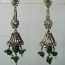 sz 4.5 cz traditional India Handmade twotone bangle bracelet jewelery