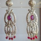 sz 5 cz traditional India Handmade twotone bangle bracelet jewelery