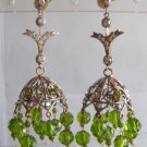 sz 5.5 cz traditional India Handmade twotone bangle bracelet jewelery