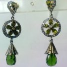 natural ruby gemstone handmade dangler earing jewelery