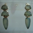 green matching antique style cz dangler earing jewelery