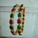 d green matching antique style cz dangler earing jewelery