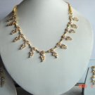 maroon matching antique style cz dangler earing jewelery