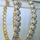 dark green matching antique style cz dangler earing jewelery