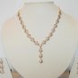 cz pink matching antique style dangler earing jewelery