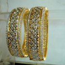 indian designer handmade twotone cz pendant earing jewelery set