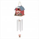 Barn Birdhouse Windchime - 39561