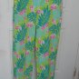 Lilly Pulitzer  pants green flowers size 8