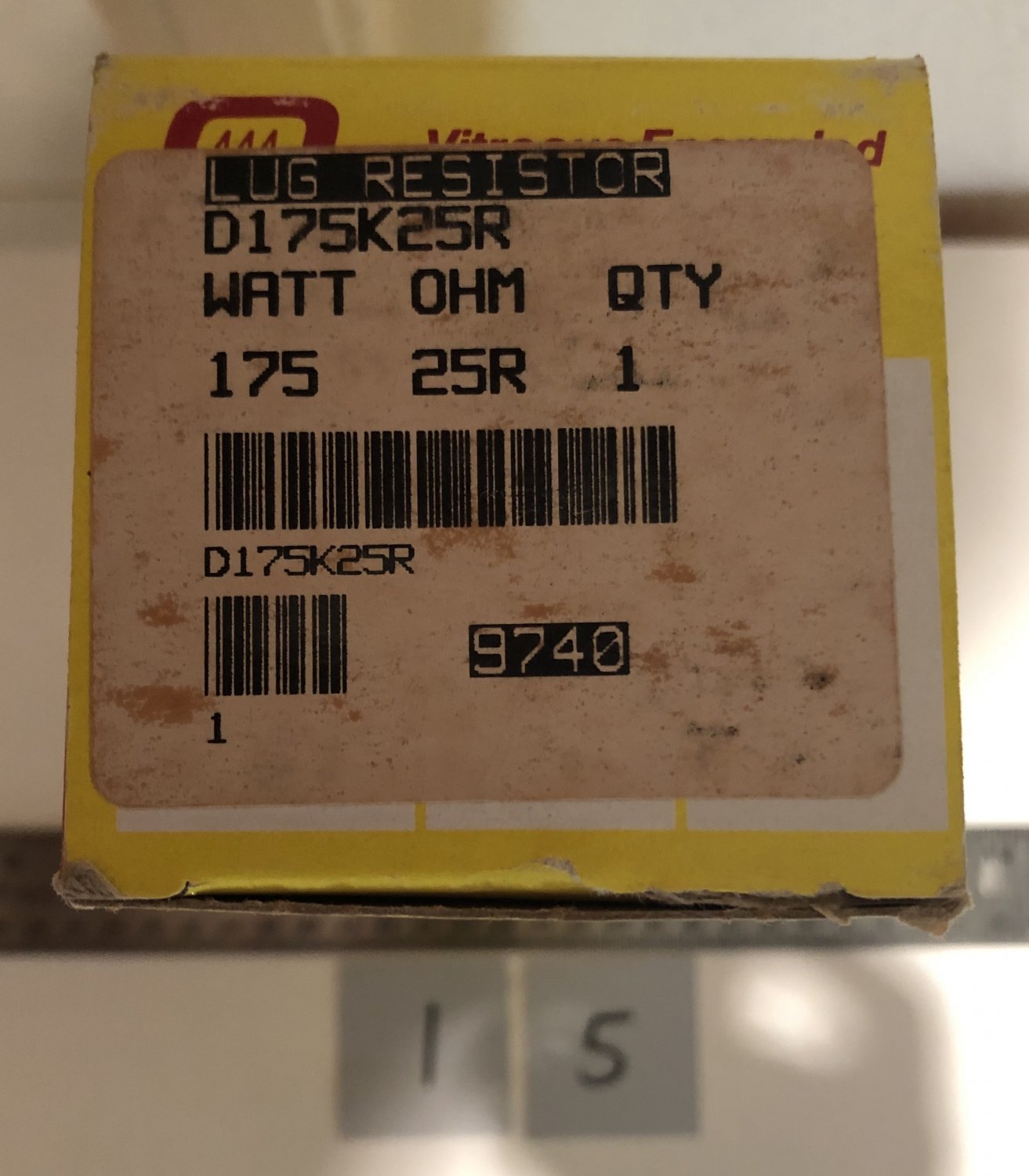 Ohmite Vitreous Enameled Lug Resistor D175K25R 175 Watt 25R Ohm