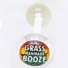14 GAUGE BAD WORD " GOD MADE GRASS MAN MADE BOOZE " CLEAR FLEXI TONGUE RING BARBELL BODY JEWELRY