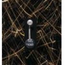 14 GAUGE BAD WORD " THATS F**KED " LOGO BELLY NAVEL RING BODY JEWELRY