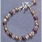 Swarovski Pearl & Crystal Bracelet - Champagne Taupe