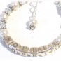Baby Freshwater Pearl Christening Name Bracelet