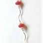 Freshwater Pearl, Coral & Sterling Silver Necklace