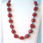 Chunky Coral & Turquoise Necklace