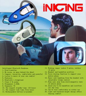 Security Bluetooth Earphone (for safe driving)