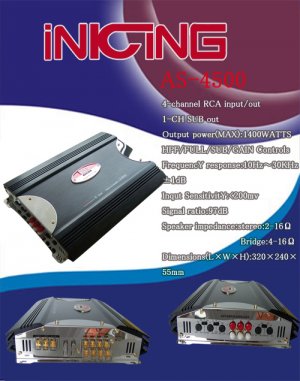 Car  Amplifier AS-4500