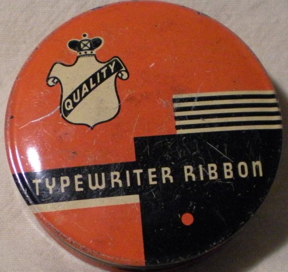 Tin Quality Typewriter Ribbon Case