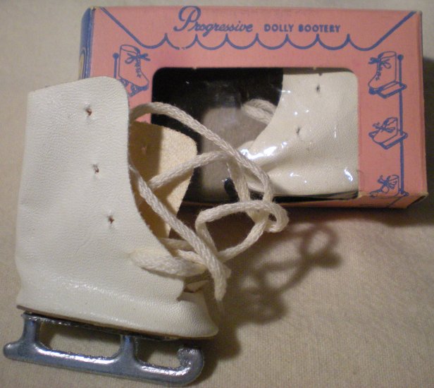 1930s Progressive Doll Ice Skates