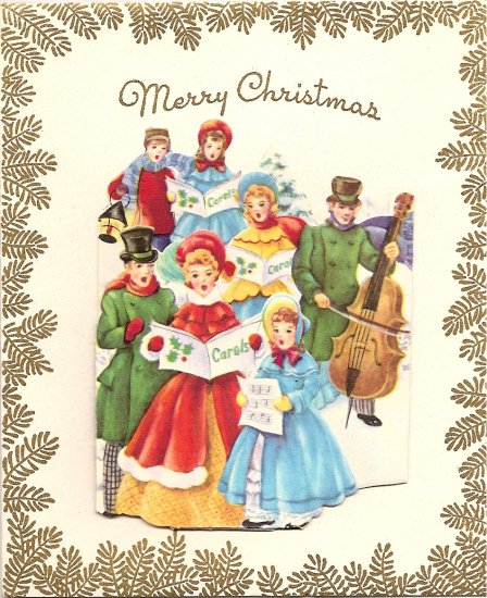 1940s Fold-out Christmas Greeting
