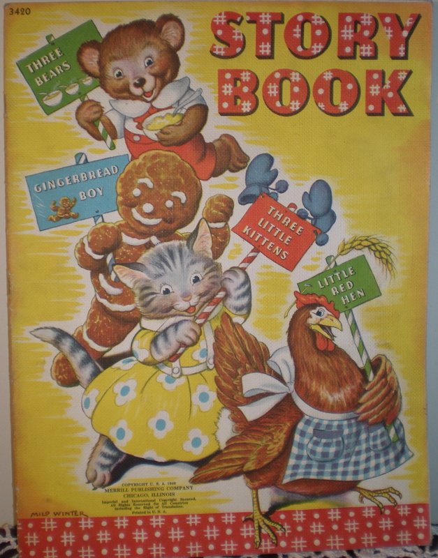 1941 Merrill Publishing Children's Story Book