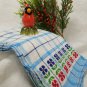 Vintage Clearview Glass and China Tea Towel