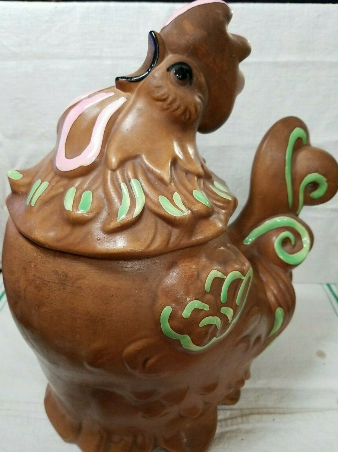Twin Winton Crowing Rooster Cookie Jar 1950s/1960s
