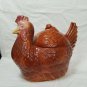 Vintage 1940's Fapco USA Hen Cookie Jar - Fredericksburg Art Pottery
