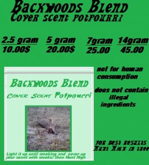 Backwoods blend potpourri