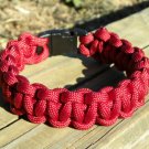 7 Inch Burgundy Paracord Bracelet