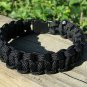 8 Inch Black Paracord Bracelet