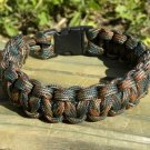 8 Inch Woodland Camo (BDU) Paracord Bracelet