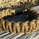 9 Inch Coyote Brown Paracord Bracelet
