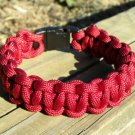 9 Inch Burgundy Paracord Bracelet