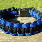 8 Inch Black & Blue Paracord Bracelet