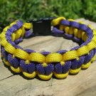 8 Inch LA Lakers Theme Paracord Bracelet