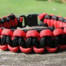 8 Inch Texas Tech Themed Paracord Bracelet
