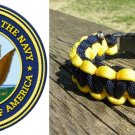 8 Inch - Blue & Yellow (US Navy) Paracord Bracelet