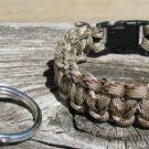 7 Inch Desert Camo Paracord Bracelet & Key Chain
