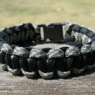 8 Inch ACU & Black Paracord Bracelet