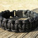 7 Inch Black Reflective Paracord Bracelet