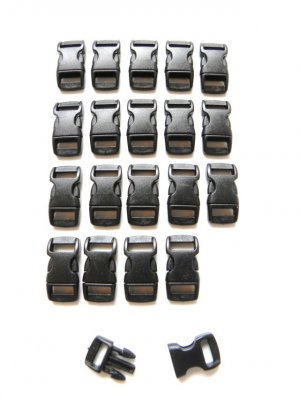 20 3/8" Black Side Release Buckles