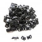 500 3/8" Black Side Release Buckles