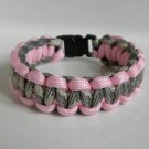 8 Inch Air Force Wife ABU (Desert Foliage & Pink) Paracord Bracelet