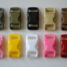 50 3/8" Multi Color Side Release Buckles