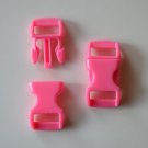 25 3/8" Pink Side Release Buckles