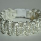 7 Inch White Paracord Bracelet