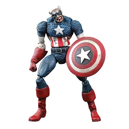 Marvel Select Zombies Colonel America Action Figure