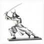Pewter Color Samurai on Base