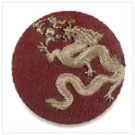ALAB. GOLD DRAGON ROUND PLAQUE